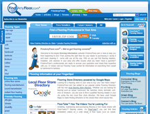 Tablet Screenshot of findanyfloor.com